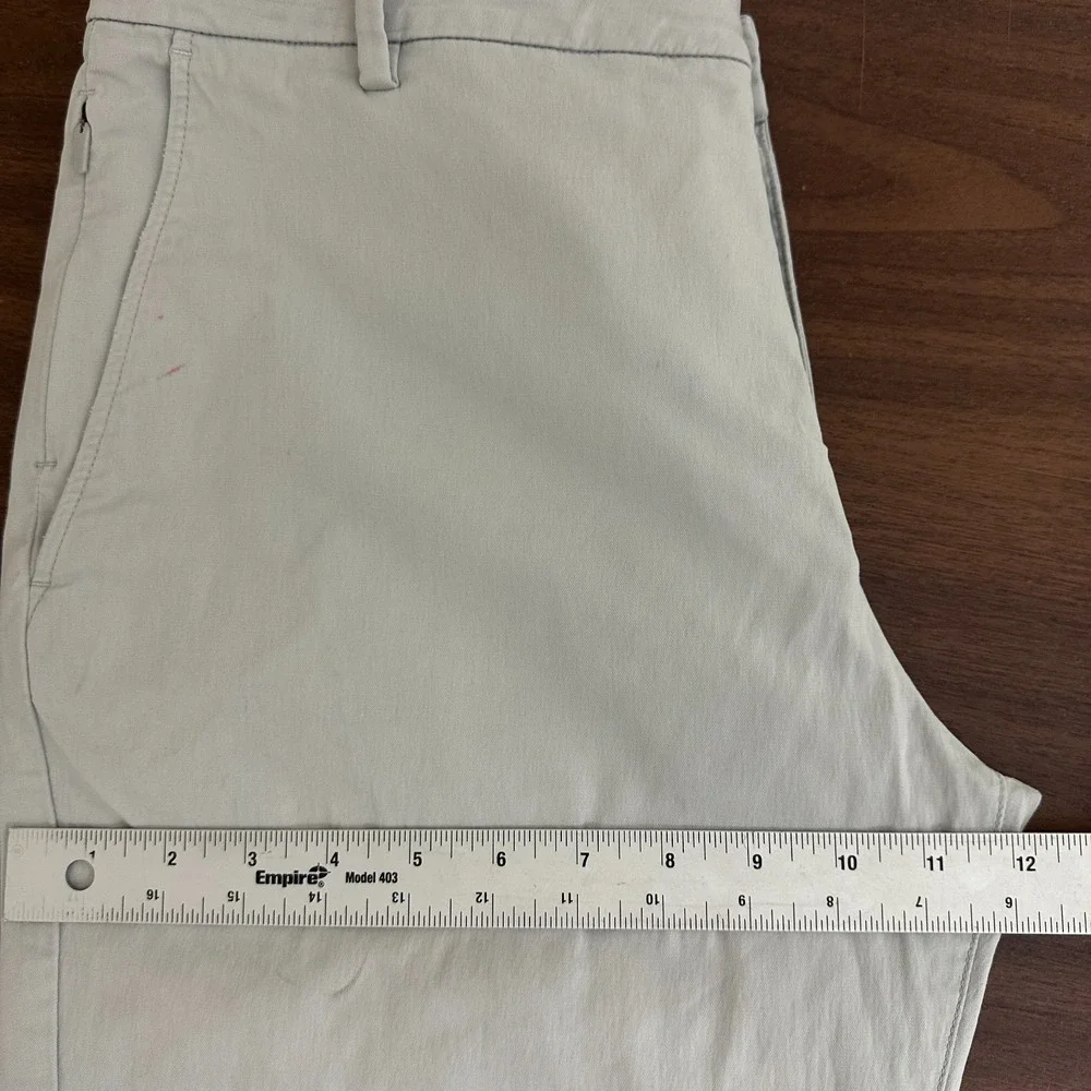 Birddogs Chino Pants Light Gray Cotton Stretch Lined Straight Leg Men 36x32 Read